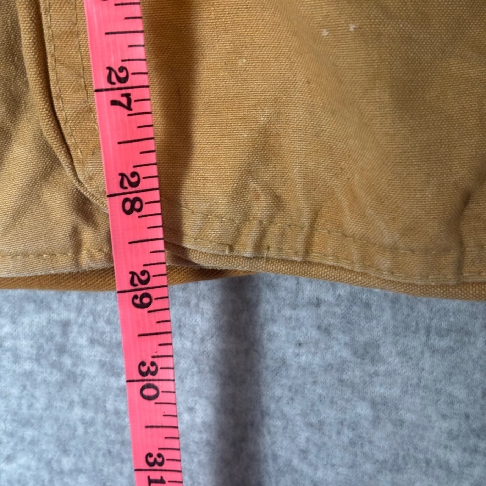 Vintage 70s Black Sheep Beige‎ Canvas Hunting Field Coat Large Distressed Jacket - Picture 10 of 16